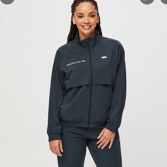 Figs Jackets & Coats Dark Harbor Sydney Scrub Jacket Poshmark